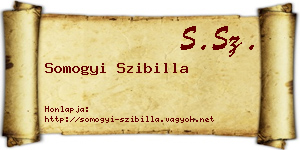 Somogyi Szibilla névjegykártya
